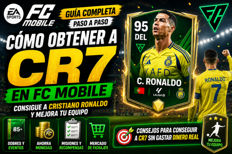 Cómo obtener a CR7 en FC Mobile: guía completa para conseguir a Cristiano Ronaldo